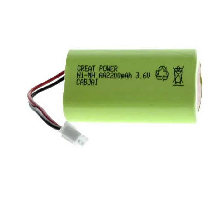 Batterij | NiMH | t.b.v. Kantel 8 uur | 2200mAh | 3,6V Batterij | NiMH | t.b.v. Kantel 8 uur | 2200mAh | 3,6V