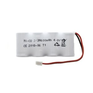Batterij | NiCd | t.b.v. Kantel-Inbouw | 650mAh | 4,8V