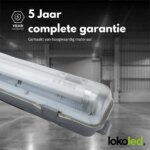 Armatuur voor led TL | 1 x 600mm | IP65