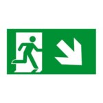 Sticker | A801 | Pictogram rechts omlaag