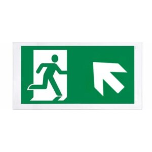 Losse plexiplaat | 219-216 | pijl links - rechts omhoog