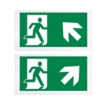 Losse plexiplaat | 219-216 | pijl links - rechts omhoog