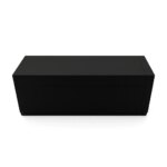 Lichtlijn | Eindstuk staal | 255mm | Zwart