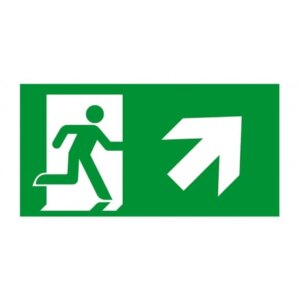 Sticker | A801 | Pictogram rechts omhoog