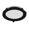 Downlight |12W |Ø120mm |Adj 3000-5000K |1284lm |Dim-ZWART