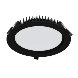 Downlight |15W |Ø200mm |Adj 3000-5000K |1800lm |Dim-ZWART