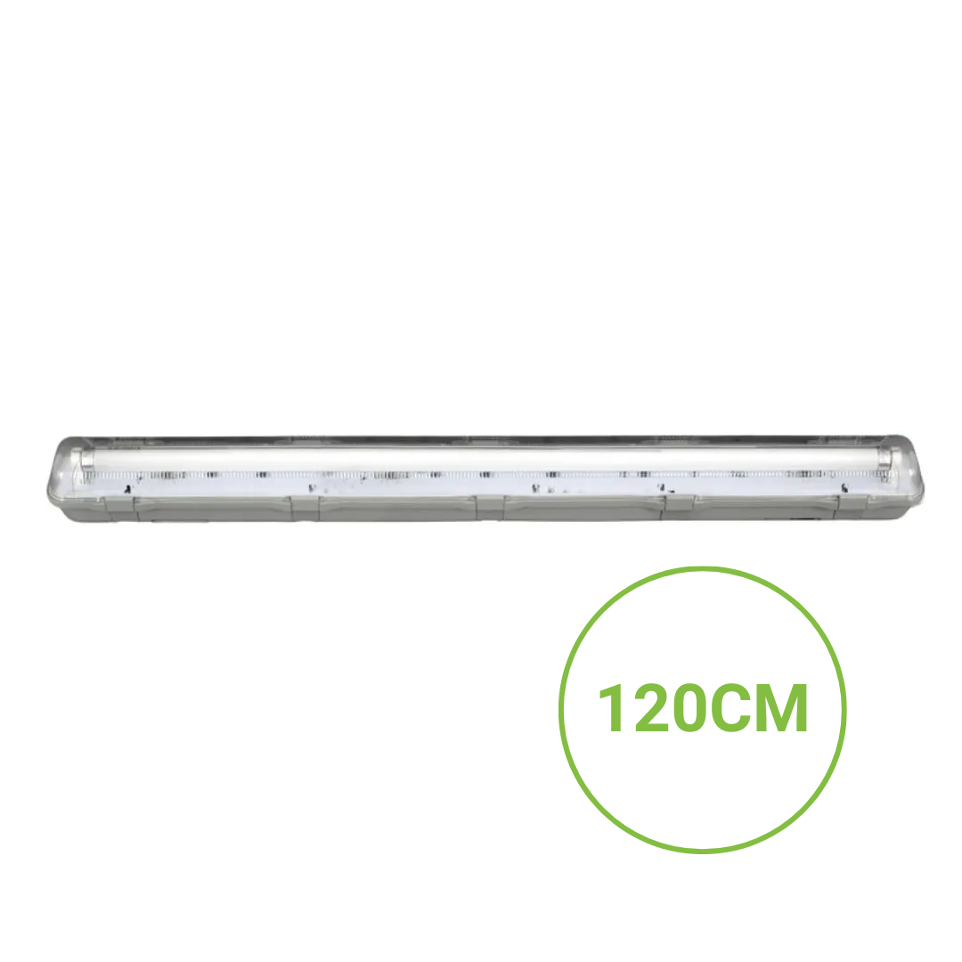 HTML BLokken (1) LED lichtbalk 120 cm transparante behuizing voor binnen- en buitengebruik