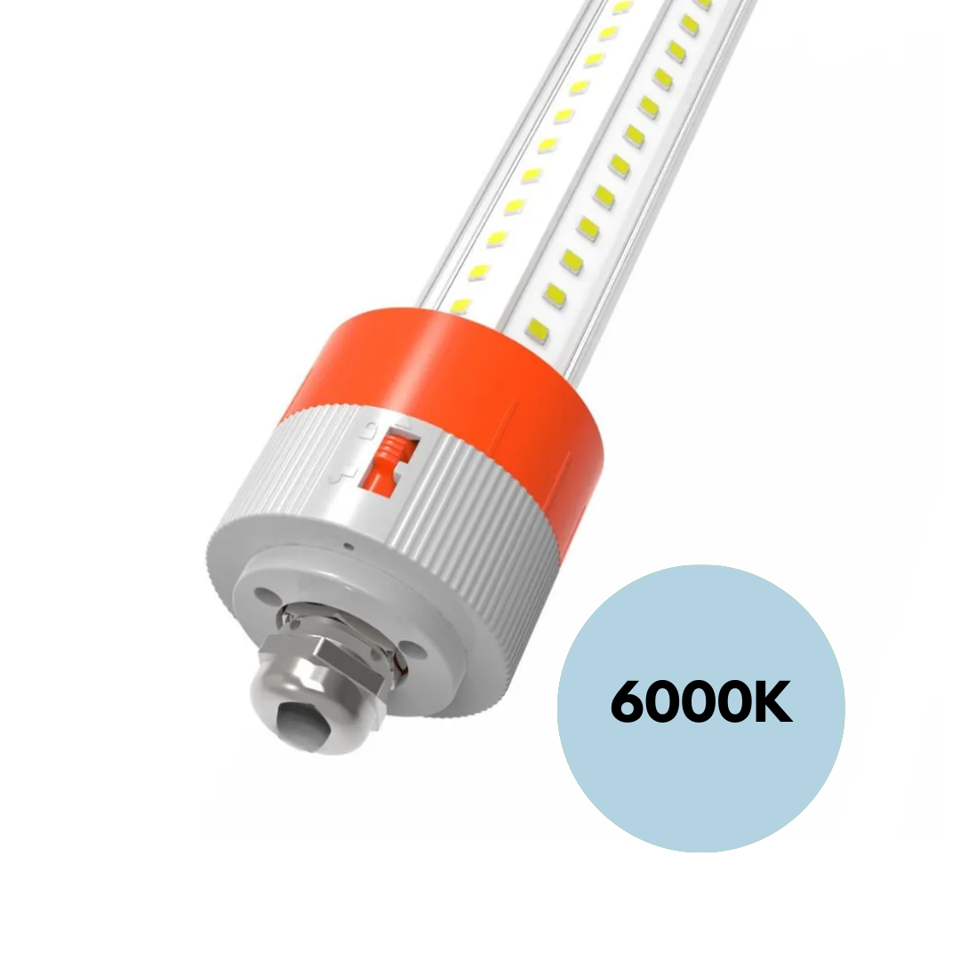 Koppelbaar stalarmatuur LED buis 6000K koelwit licht