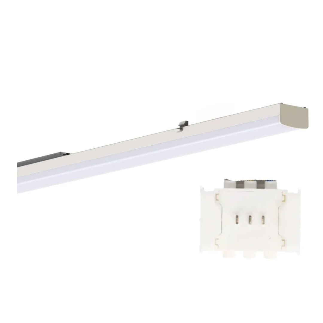 Retrofit module wit aluminium behuizing met LED lichtlijn en connector