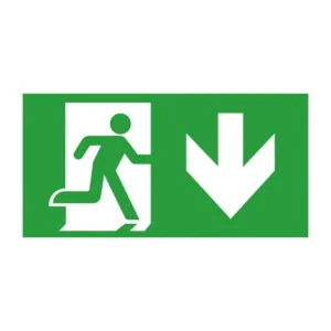 Nood-volgverlichting |XL-48m | Losse pictogram | Pijl omlaag